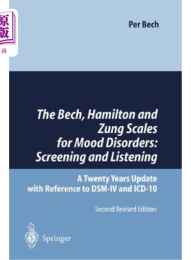 海外直订医药图书The Bech, Hamilton and Zung Scales for Mood Disorders: Screening and Listening:  Bech、Hamilt
