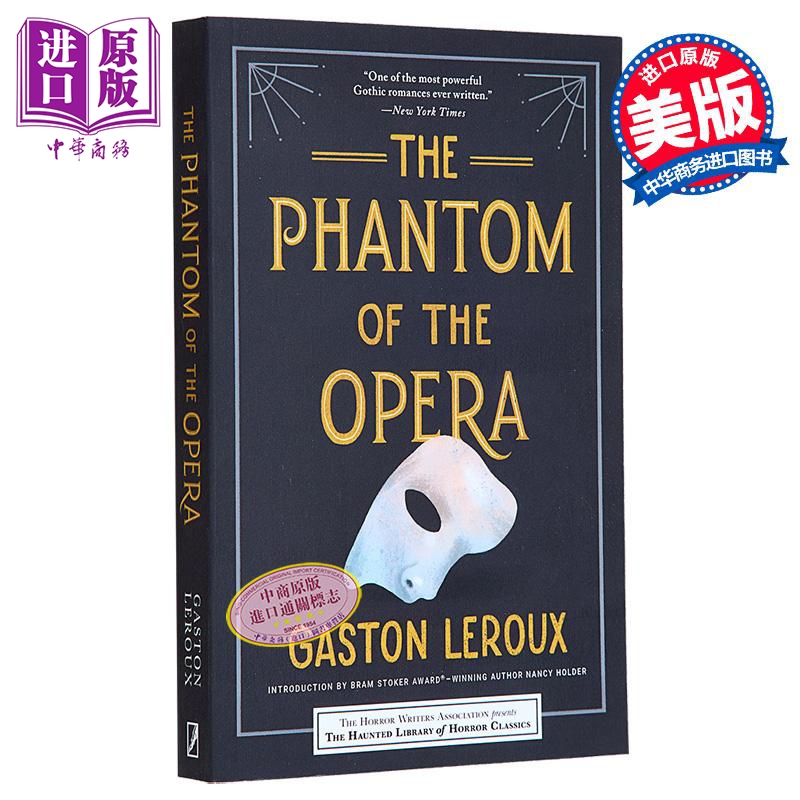 歌剧魅影 世界经典哥特式惊悚小说 英文原版 The Phantom of the Opera Gaston Leroux 加斯通 勒鲁【中商原版】