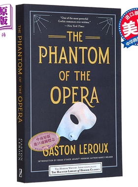 歌剧魅影 世界经典哥特式惊悚小说 英文原版 The Phantom of the Opera Gaston Leroux 加斯通 勒鲁【中商原版】