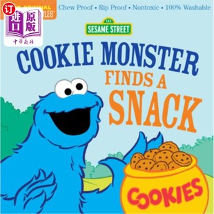 海外直订Indestructibles: Sesame Street: Cookie Monster Finds a Snack: Chew Proof - Rip P Indestruct