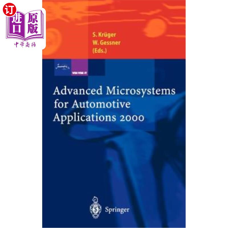 海外直订Advanced Microsystems for Automotive Applications 2000 汽车应用高级微系统2000