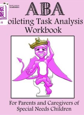 海外直订ABA Toileting Task Analysis Workbook: (pink) ABA如厕任务分析工作簿：（粉红色）