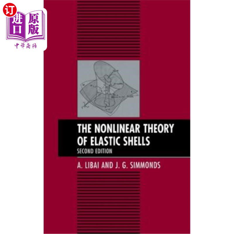 海外直订The Nonlinear Theory of Elastic Shells 弹性壳的非线性理论
