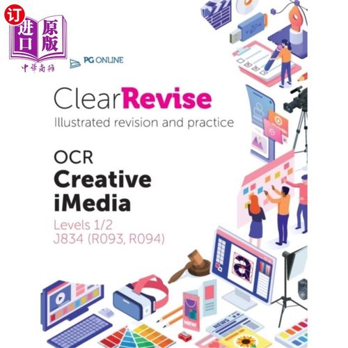 海外直订ClearRevise OCR Creative iMedia Levels 1/2 J834 cleararevise OCR Creative iMedia level 1/2 J834