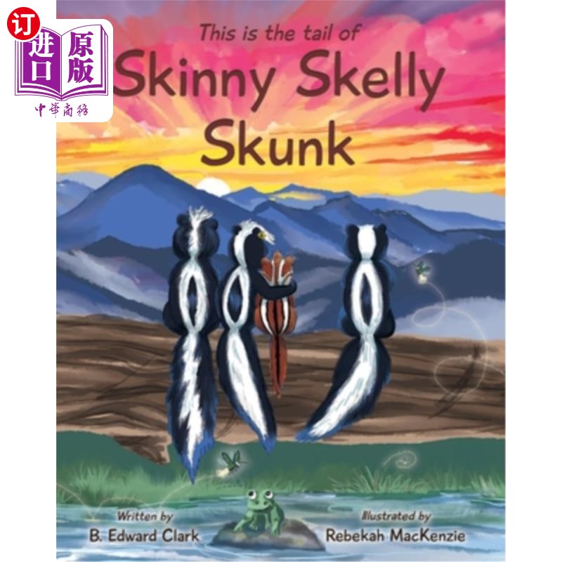 海外直订Skinny Skelly Skunk 瘦骨嶙峋的臭鼬