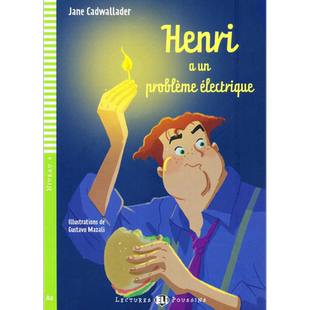亨利的电器出了问题 配音频练习和练习答案 A2级别ELI Young French A2 Henri a un probleme electrique法文原版【中商原版?