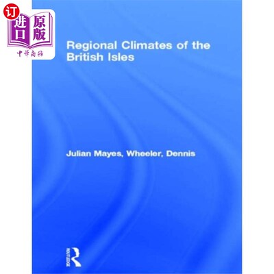 海外直订Regional Climates of the British Isles 不列颠群岛的区域气候