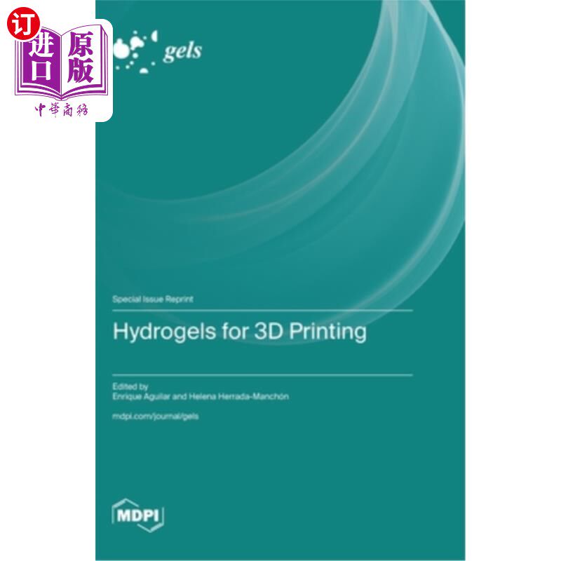 海外直订Hydrogels for 3D Printing 3D打印的水凝胶