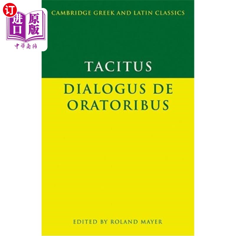 海外直订Tacitus: Dialogus de Oratoribus塔西佗:清唱剧的对话