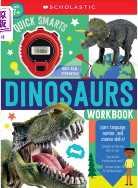 海外直订Quick Smarts Dinosaurs Workbook: Scholastic Early Learners (Workbook) 快速智能恐龙练习册：学术早期学习者（
