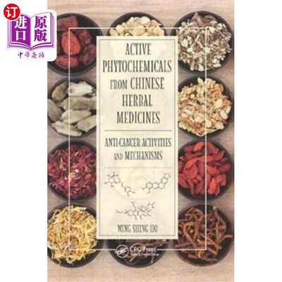 海外直订医药图书Active Phytochemicals from Chinese Herbal Medici... 中草药中的活性植物化学成分