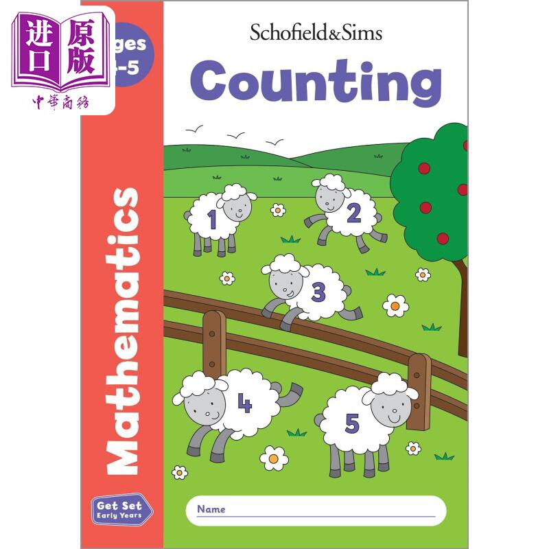 英国S&S教辅 Get Set Mathematics: Counting 幼小衔接数学：计数 英文原版 数学学习 4-6岁幼儿适用 【中商原版】