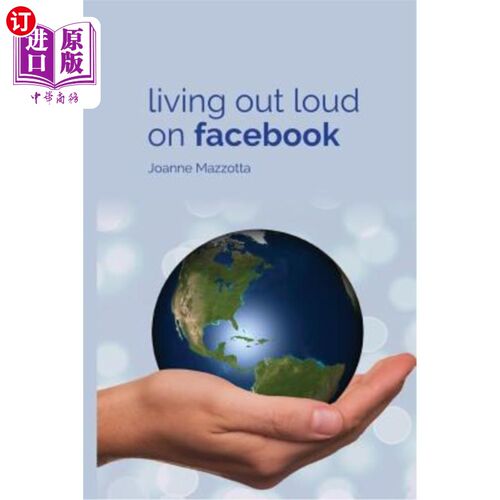 海外直订Living Out Loud on Facebook 在Facebook上大声生活