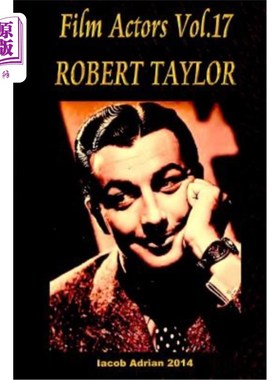 Film Actors Vol.17 ROBERT TAYLOR 电影演员第17卷罗伯特·泰勒【中商原版】