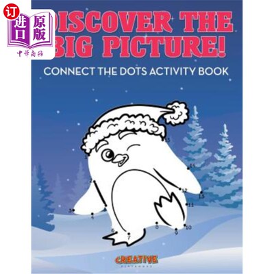 海外直订Discover the Big Picture! Connect the Dots Activity Book 发现大图景!串连圆点活动书