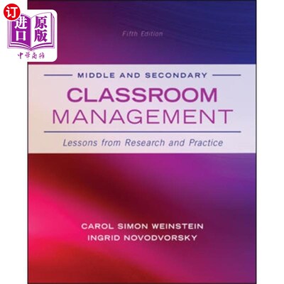 海外直订Middle and Secondary Classroom Management: Lessons from Research and Practice 中小学课堂管理：研究与实践的启示