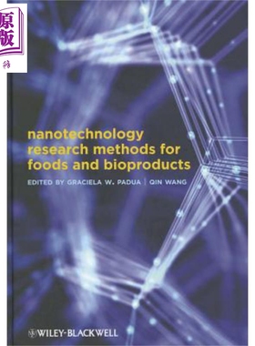 现货 食品和生物制品的纳米技术研究方法 Nanotechnology Research Methods For Foods And Bioproducts 英文原版 Graciela Padua