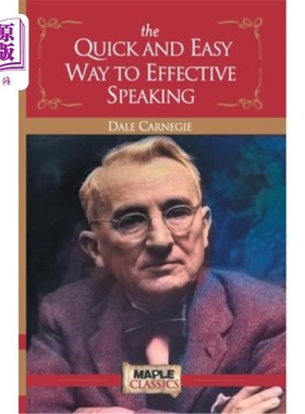 海外直订The Quick and Easy Way to Effective Speaking 快速简单有效的演讲方法