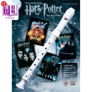海外直订Selections from Harry Potter for Recorder 《哈利波特录》选集