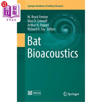 海外直订医药图书Bat Bioacoustics 蝙蝠生物声学