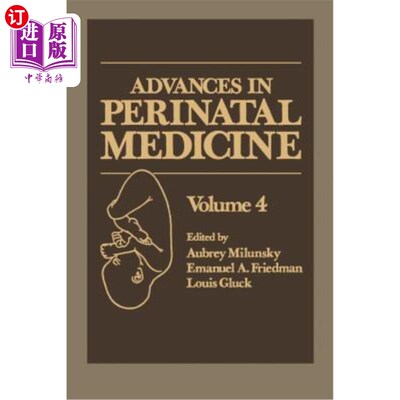 海外直订医药图书Advances in Perinatal Medicine: Volume 4 围产期医学进展：第4卷
