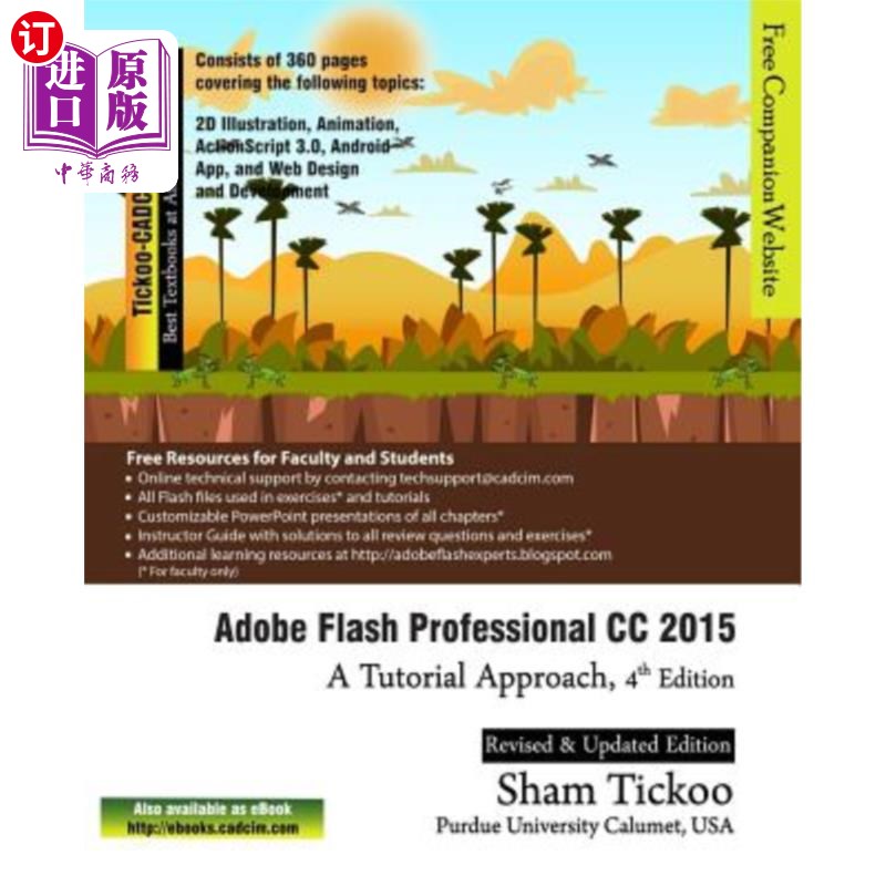 海外直订Adobe Flash Professional CC 2015: A Tutorial Approach