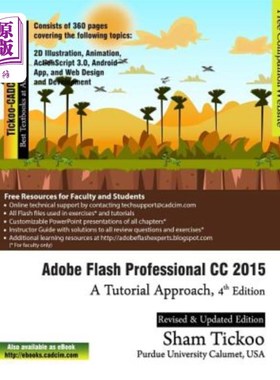 海外直订Adobe Flash Professional CC 2015: A Tutorial Approach