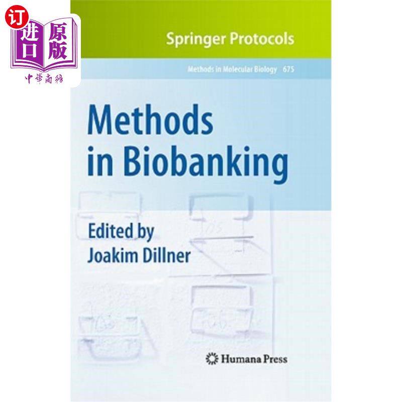 海外直订Methods in Biobanking 方法在生物