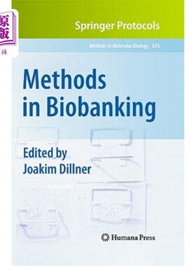 海外直订Methods in Biobanking 方法在生物