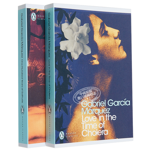 预售 马尔克斯 霍乱时期的爱情 百年孤独 英文原版Love in the Time of Cholera/ One Hundred Years of Solitude /Garcia Marquez