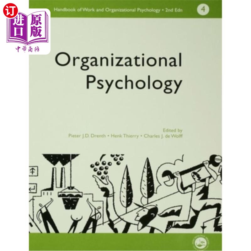 海外直订A Handbook of Work and Organizational Psychology: Volume 4: Organizational Psych 《工作与组织心理学手册》第