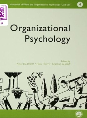 海外直订A Handbook of Work and Organizational Psychology: Volume 4: Organizational Psych 《工作与组织心理学手册》第