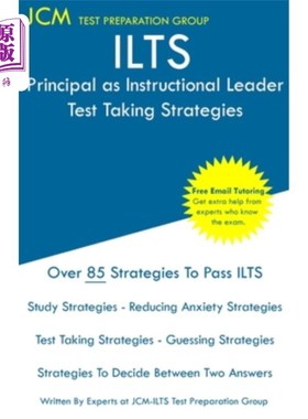 海外直订ILTS Principal as Instructional Leader - Test Taking Strategies: ILTS 195 Test -