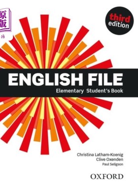 海外直订English File: Elementary: Student's Book 英文档案:初级:学生用书