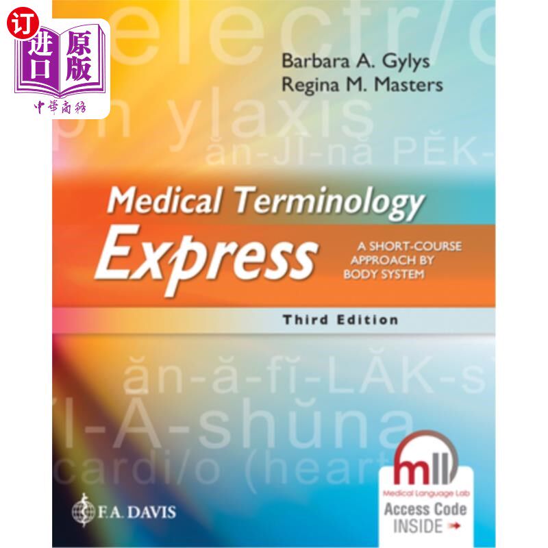 海外直订医药图书Medical Terminology Express: A Short-Course Approach by Body System 医学术语表达:身体系统的短期方法