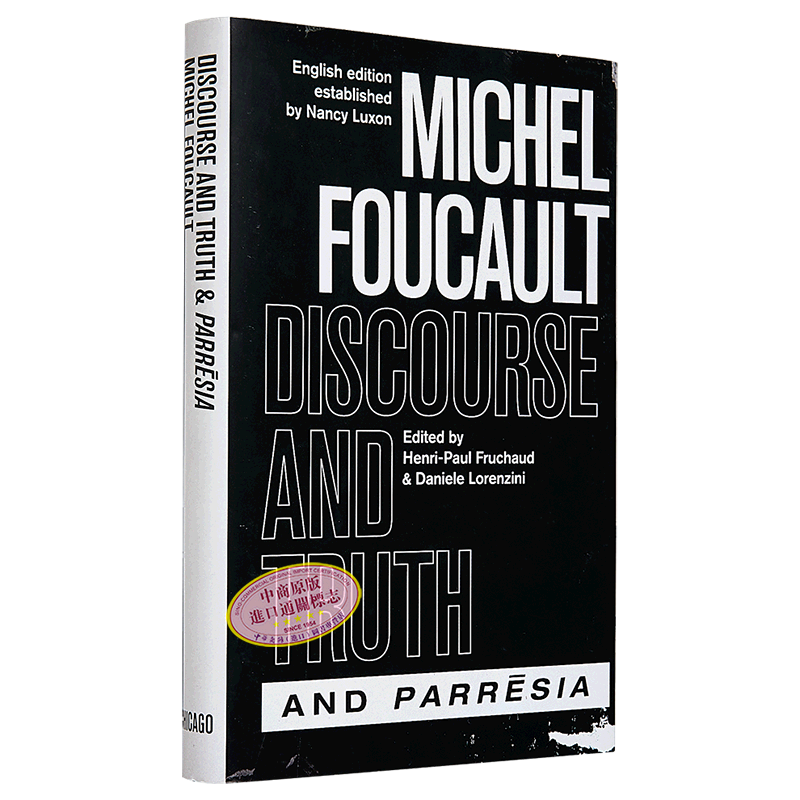 话语 真理与论直言 福柯 英文原版 Discourse and Truth and Parresia Michel Foucault【中商原版】