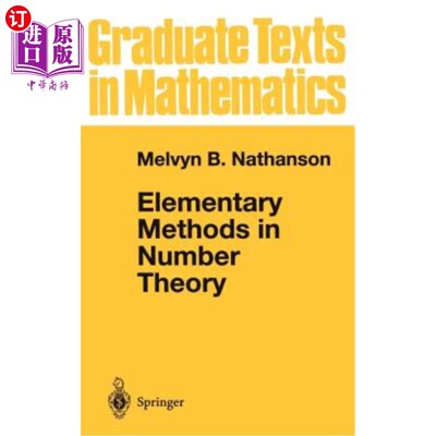 海外直订Elementary Methods in Number Theory 数论基本方法