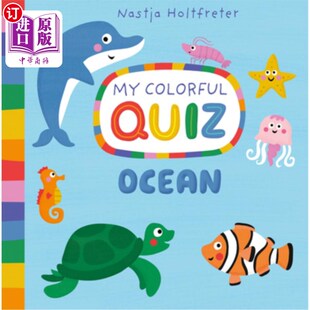 我 Colorful 海洋 彩色小测验 Quiz 海外直订Ocean