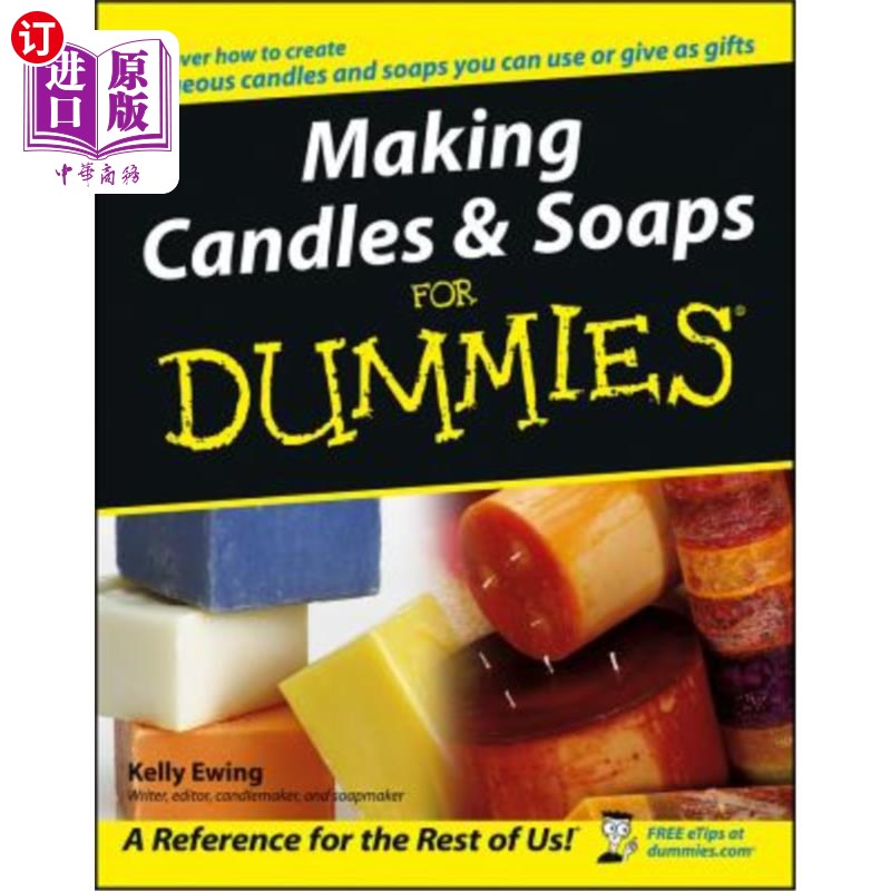 海外直订Making Candles & Soaps for Dummies 为假人制作蜡烛和肥皂