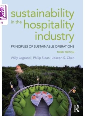 海外直订Sustainability in the Hospitality Industry: Principles of Sustainable Operations 酒店业的可持续发展:可持续