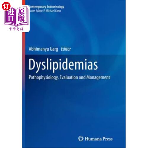 海外直订医药图书Dyslipidemias: Pathophysiology, Evaluation and Management 血脂异常：病理生理学、评价和管理