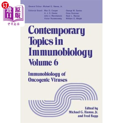 海外直订医药图书Contemporary Topics in Immunobiology: Immunobiology of Oncogenic Viruses 免疫生物学当代专题：致癌病