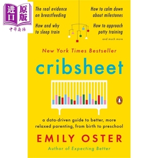 中商原版 Driven Better Cribsheet 一个经济学家 Guide 预售 家庭 Oster 育儿指南 教育 英文原版 Emily Data