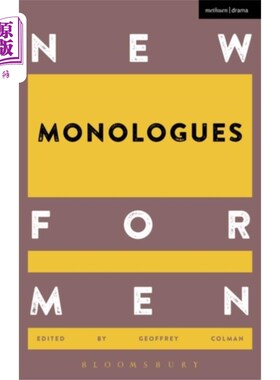 海外直订New Monologues for Men 《男人的新独白