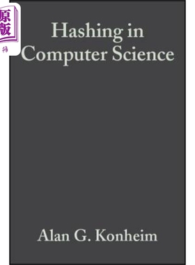 现货 计算机科学中的散列法 切片和取舍的50年 Hashing 英文原版 Alan Konheim 中商原版