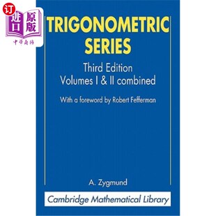 海外直订Trigonometric Series: Volumes I & II Combines 三角级数：卷I和卷II组合