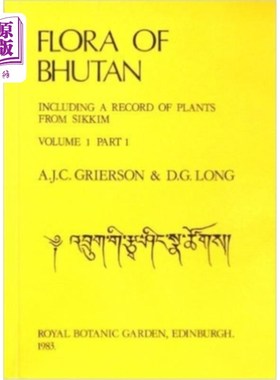 海外直订Flora of Bhutan: Volume 1, Part 1 不丹植物志:第一卷，第一部分