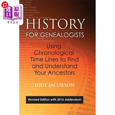 海外直订History for Genealogists, Using Chronological TIme Lines to Find and Understand  系谱学家的历史，使用时间顺