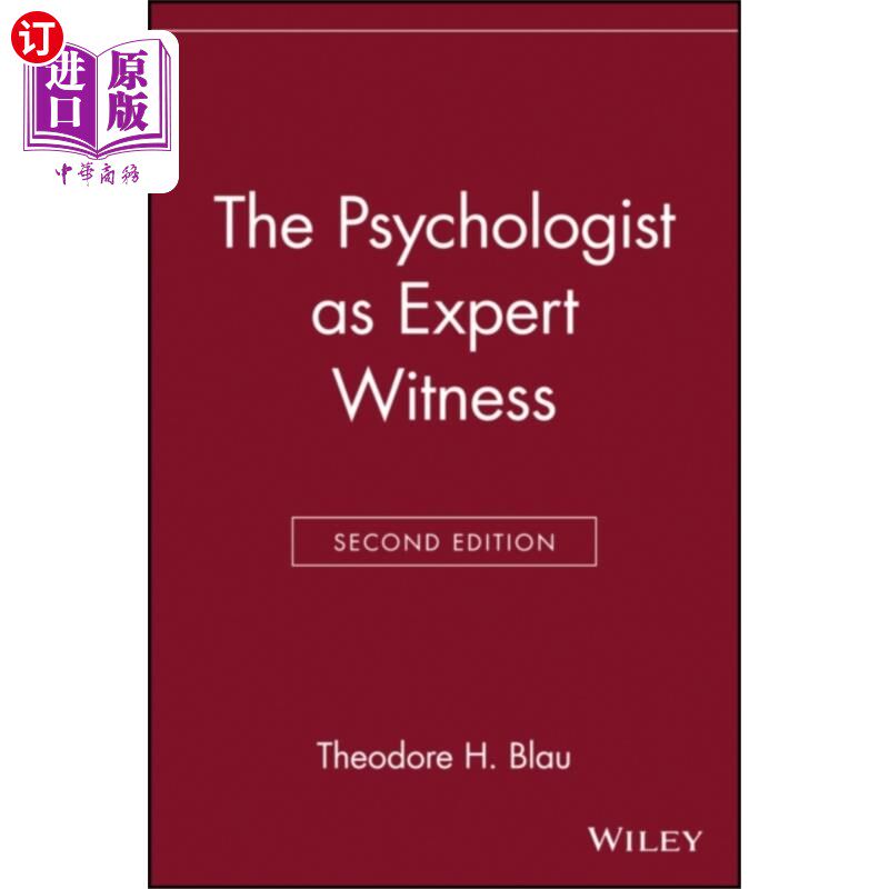 海外直订Psychologist as Expert Witness 心理学家作为专家证人