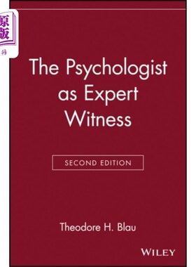 海外直订Psychologist as Expert Witness 心理学家作为专家证人